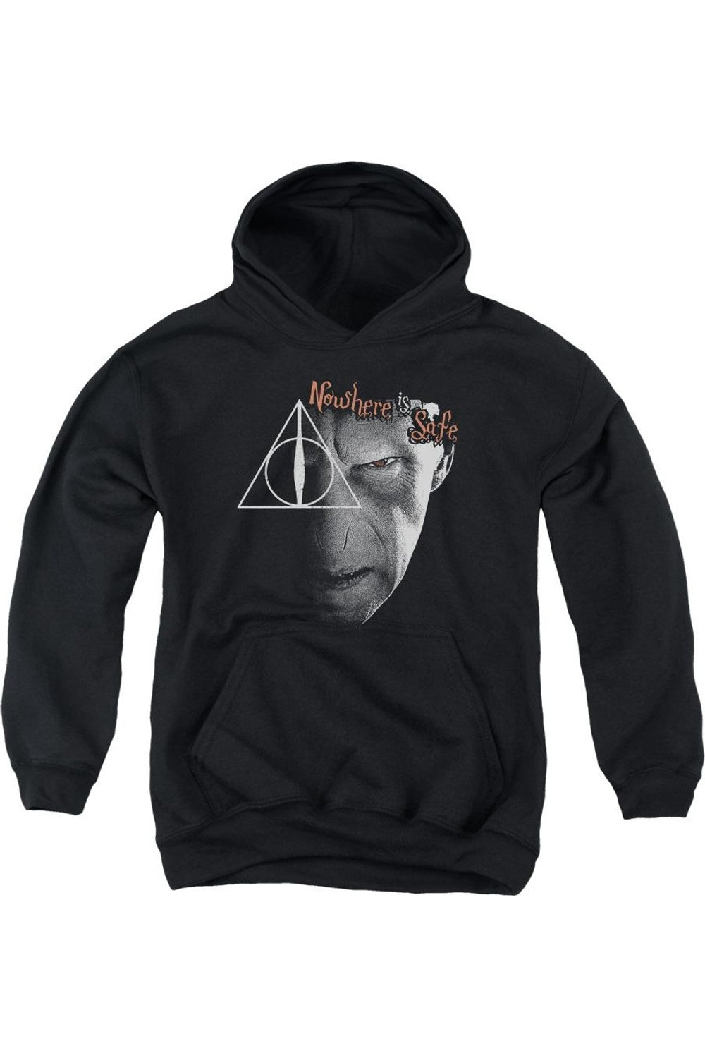 Толстовка с капюшоном Harry Potter Nowhere Is Safe Gildan, черный
Толстовка с капюшоном Harry Potter Nowhere Is Safe Gildan, черный