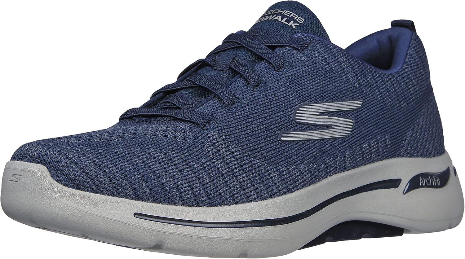 Мужские кроссовки Skechers GoWalk Arch Fit для спортивных тренировок и ходьбы с амортизирующей подошвой из воздушной пены, темно-синий
Мужские кроссовки Skechers GoWalk Arch Fit для спортивных тренировок и ходьбы с амортизирующей подошвой из воздушной пены, темно-синий