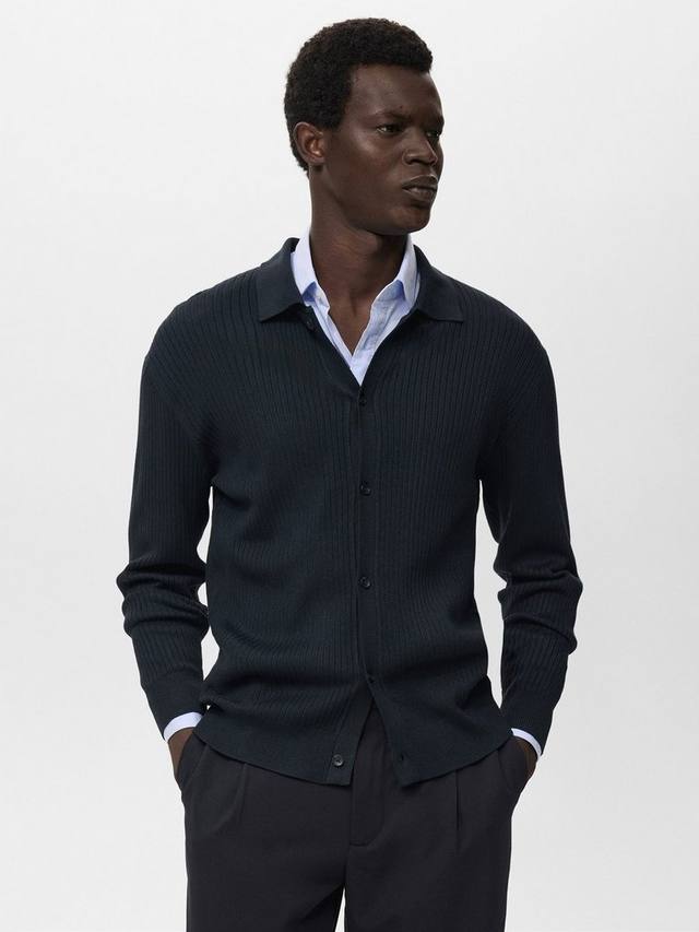 Лондонская рубашка Regular Fit с вязаным ребристым воротником Mango, Navy
Лондонская рубашка Regular Fit с вязаным ребристым воротником Mango, Navy