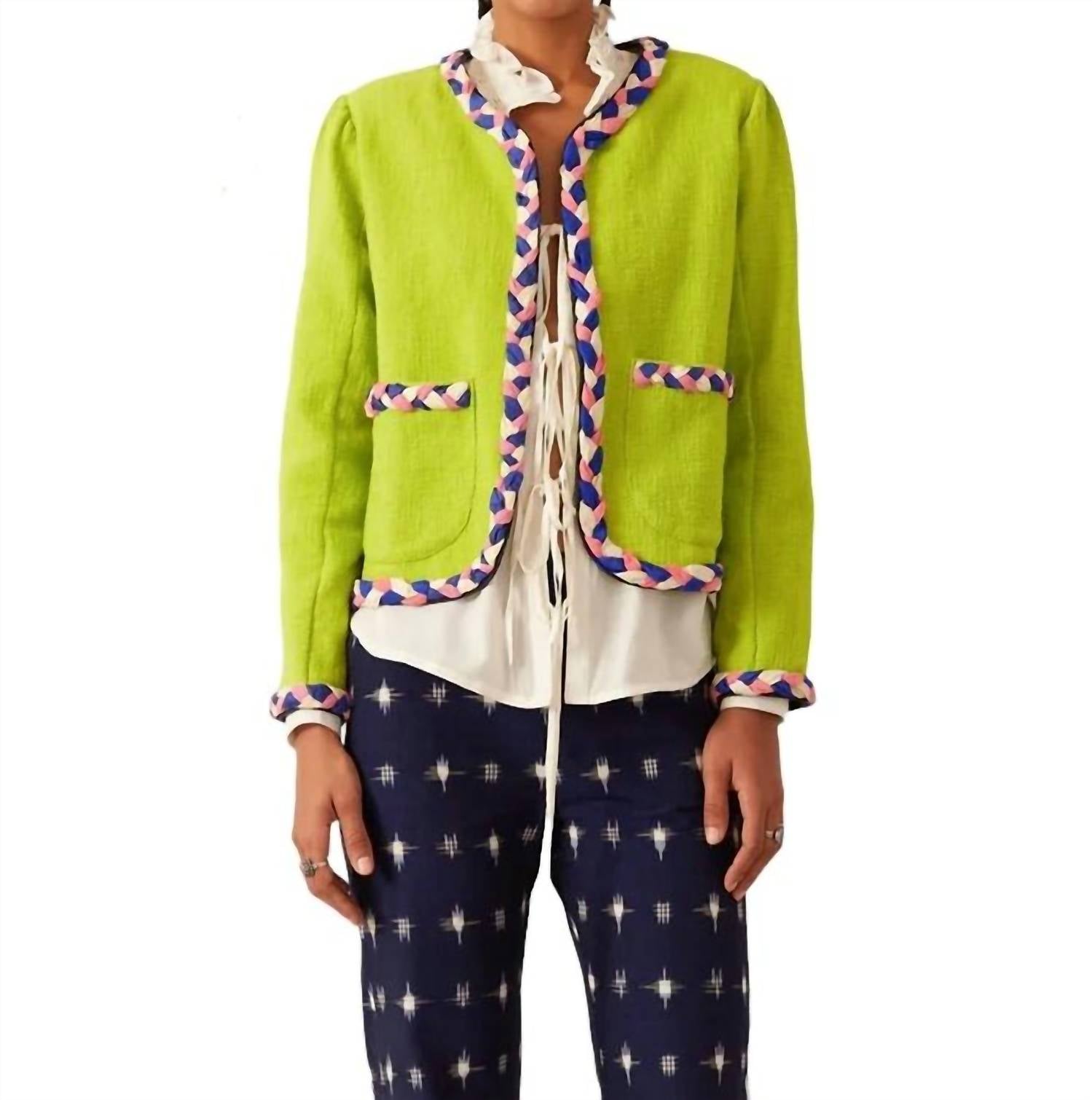 Куртка Marilou Acid зеленого цвета ALIX OF BOHEMIA
Куртка Marilou Acid зеленого цвета ALIX OF BOHEMIA