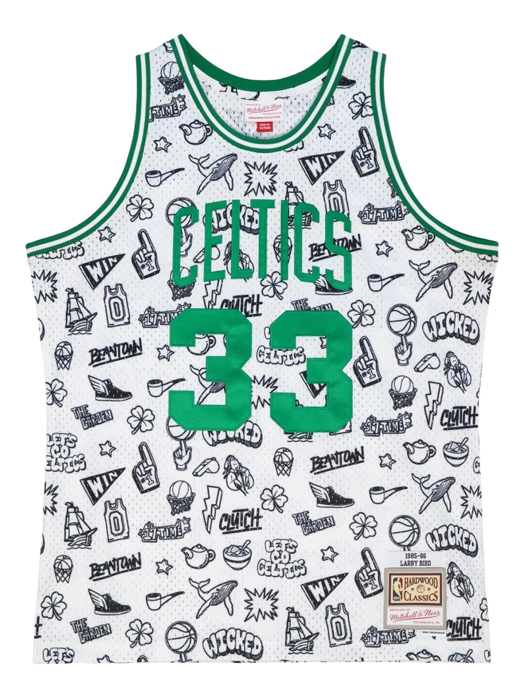 Топ Doodle Swingman NBA Boston Celtics 1985-86 Larry Bird Mitchell & Ness, белый
Топ Doodle Swingman NBA Boston Celtics 1985-86 Larry Bird Mitchell & Ness, белый