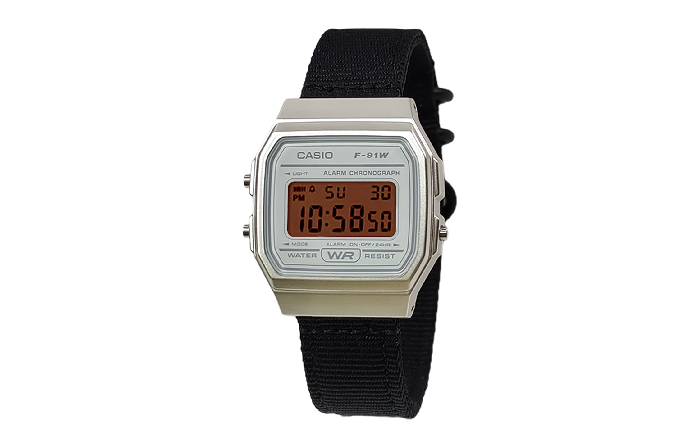 CASIO Мужские часы Retrofit Series с кварцевым механизмом и нейлоновым ремешком, черный циферблат
CASIO Мужские часы Retrofit Series с кварцевым механизмом и нейлоновым ремешком, черный циферблат