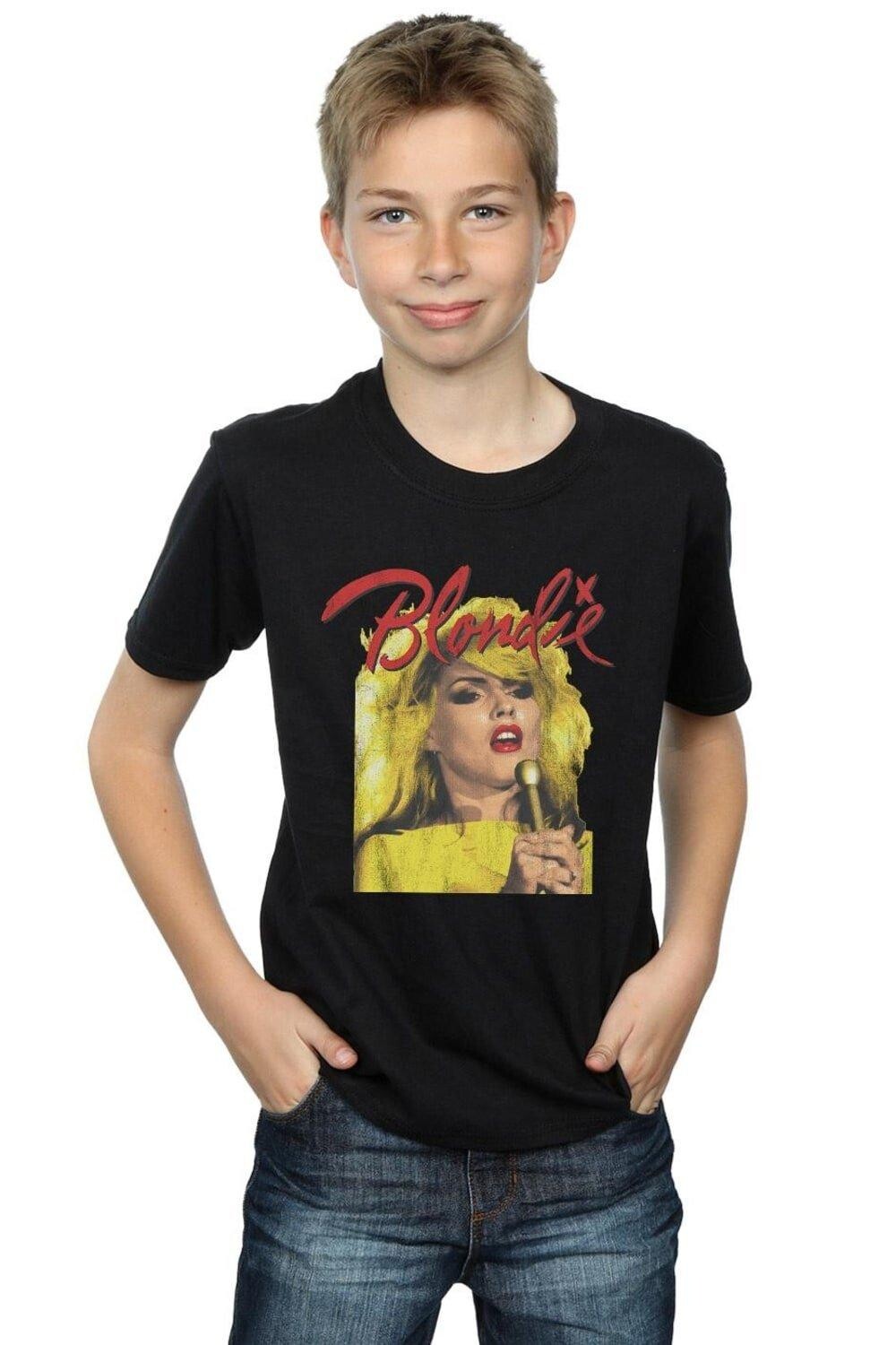 Футболка «Пение с микрофоном» Blondie, черный
Футболка «Пение с микрофоном» Blondie, черный
