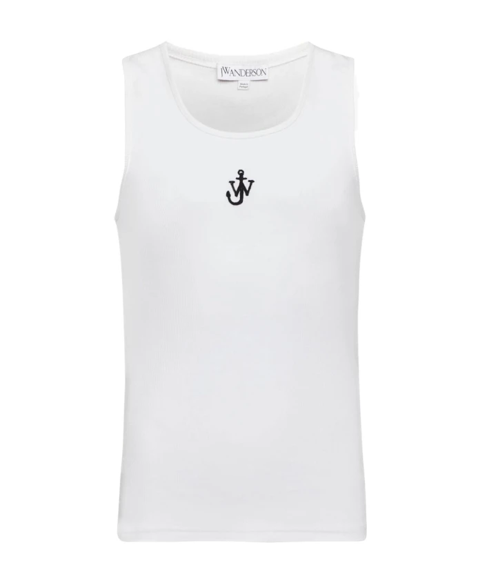 Майка с логотипом в рубчик Jw Anderson, белый
Майка с логотипом в рубчик Jw Anderson, белый