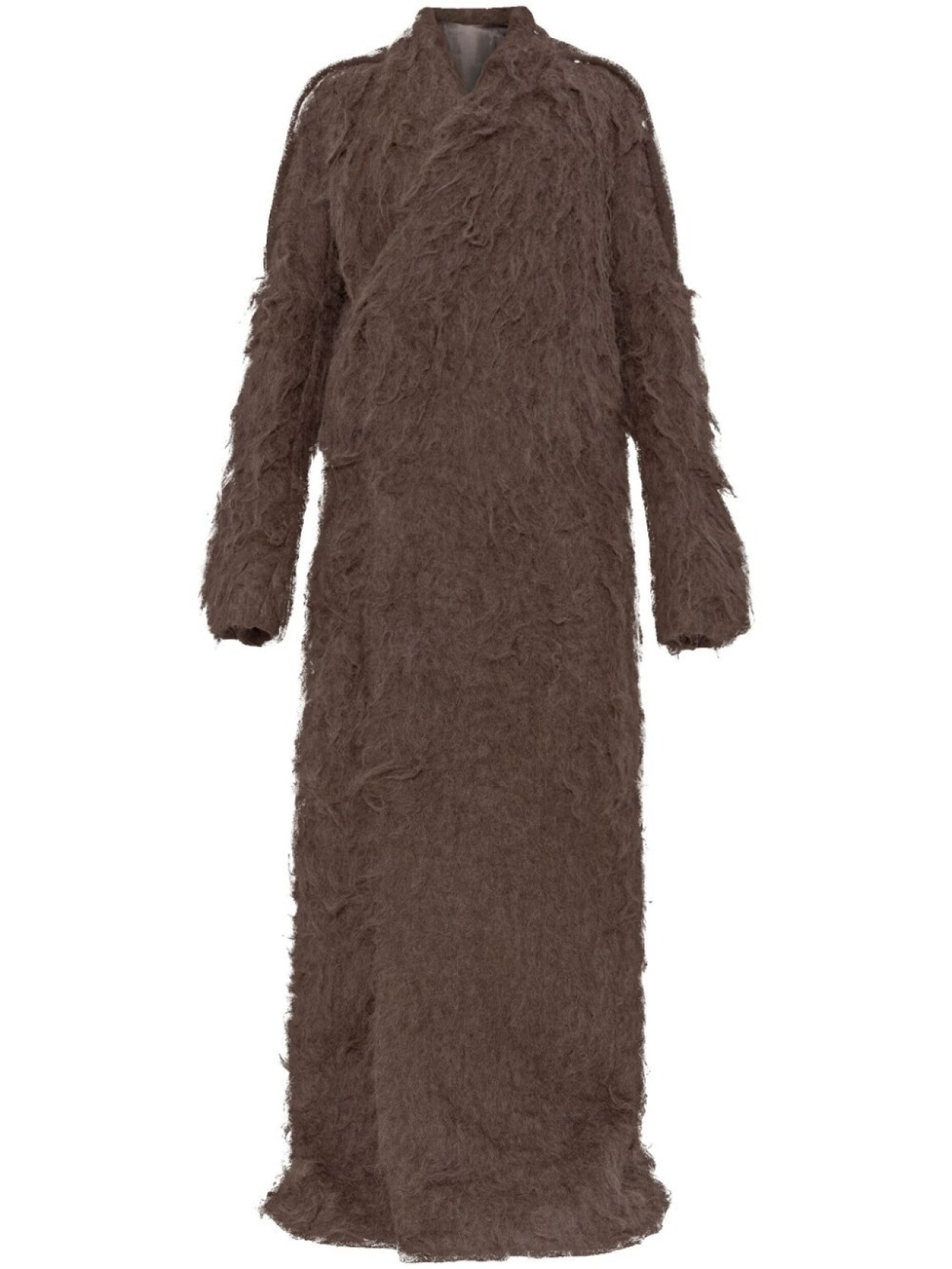 Пальто Rick Owens с матовой отделкой, коричневый
Пальто Rick Owens с матовой отделкой, коричневый
