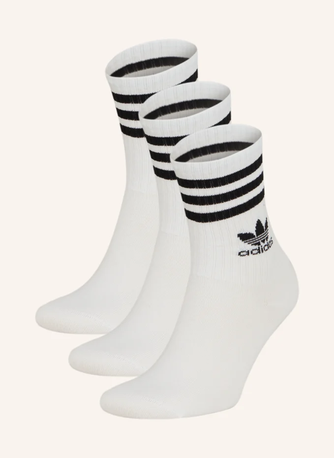Комплект из 3 носков mid cut crew Adidas, белый
Комплект из 3 носков mid cut crew Adidas, белый
