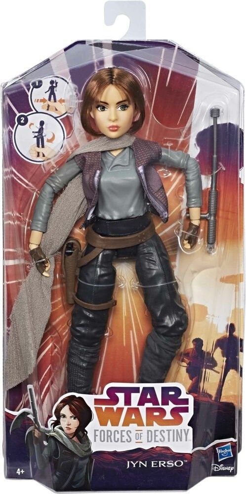 Фигурка Джин Эрсо из «Звездных войн: Силы судьбы» Hasbro
Фигурка Джин Эрсо из «Звездных войн: Силы судьбы» Hasbro