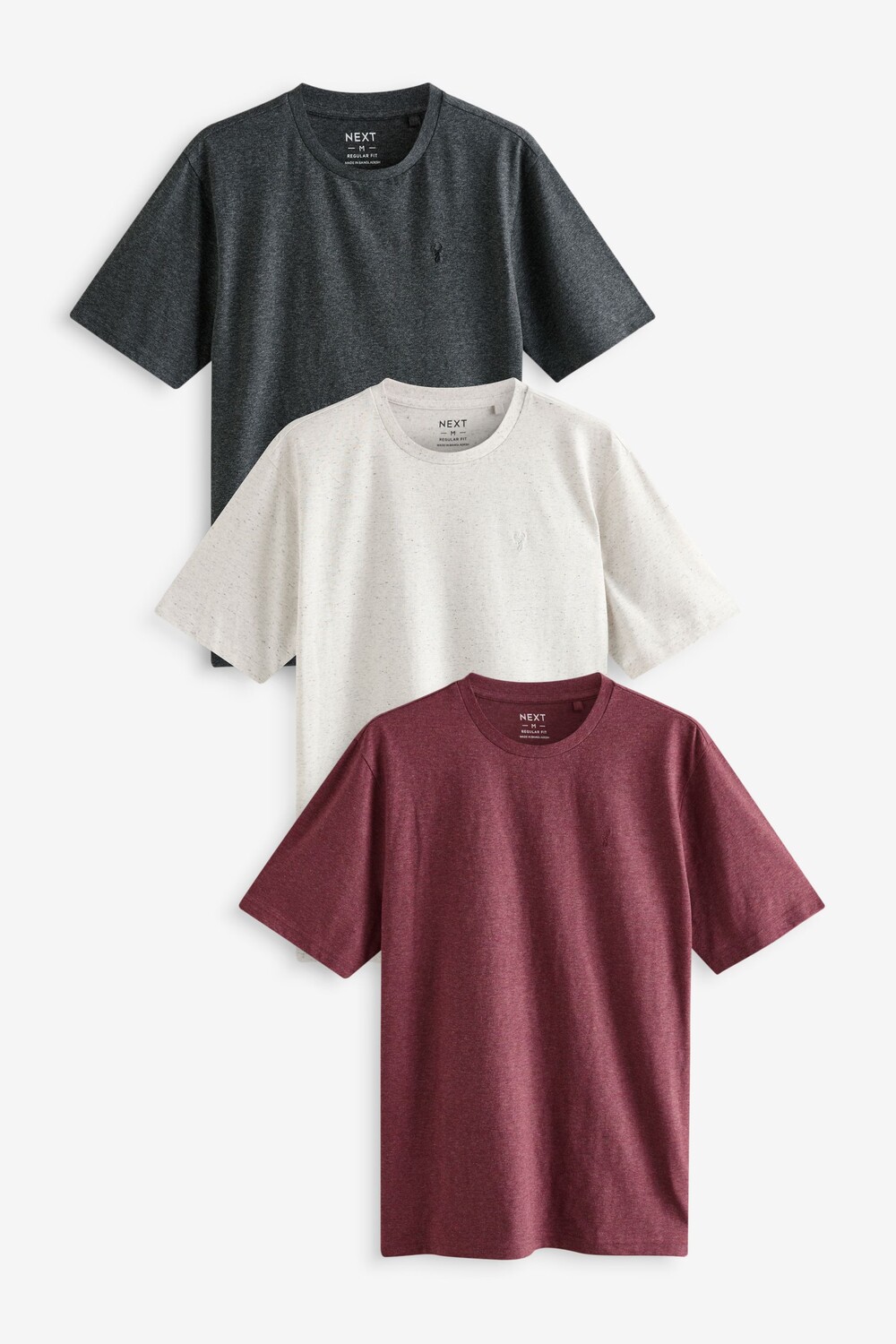Футболки 3 шт в упаковке Next, бордовый
Футболки 3 шт в упаковке Next, бордовый