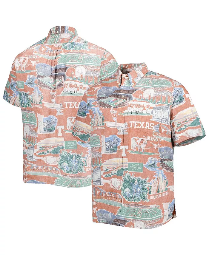 Мужская рубашка на пуговицах Texas Orange Texas Longhorns с принтом Reyn Spooner
Мужская рубашка на пуговицах Texas Orange Texas Longhorns с принтом Reyn Spooner