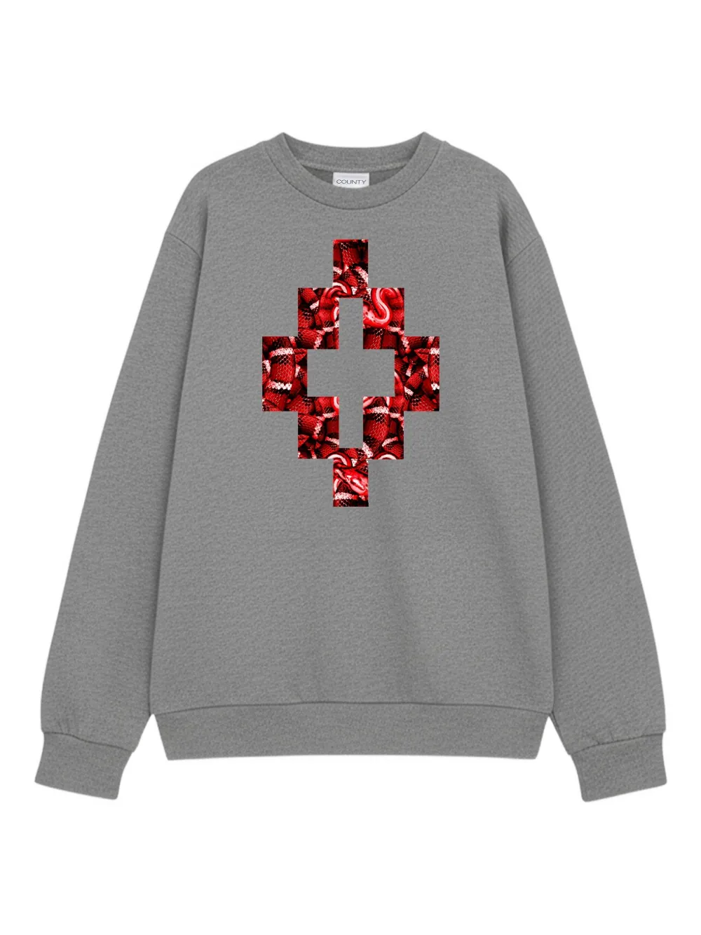 Свитшот с круглым вырезом County Of Milan, серый
Свитшот с круглым вырезом County Of Milan, серый