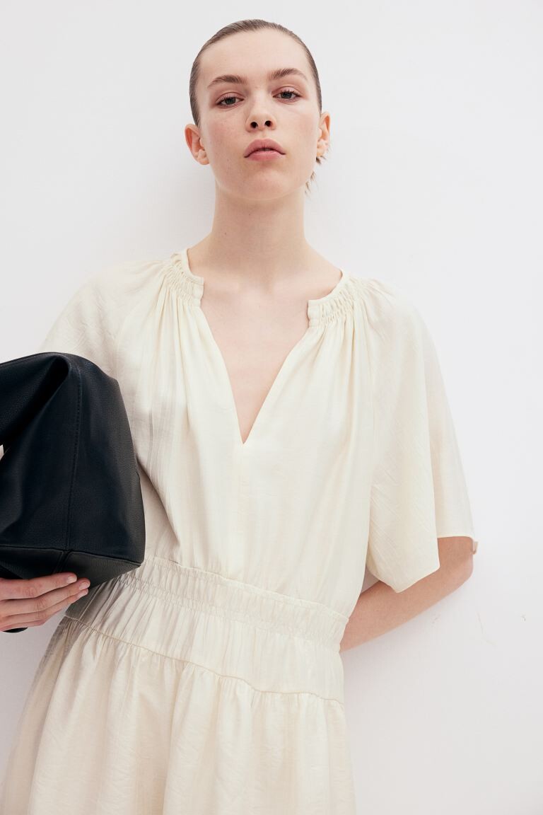 Присборенное платье H&M, бежевый
Присборенное платье H&M, бежевый