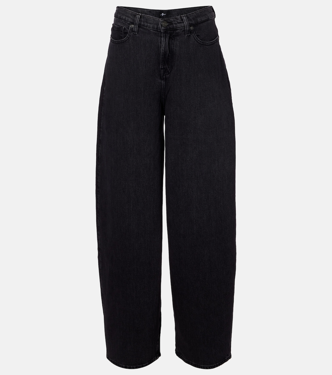 Брюки-бананы Balloon с бочкообразными штанинами 7 For All Mankind, Thunder Storm
Брюки-бананы Balloon с бочкообразными штанинами 7 For All Mankind, Thunder Storm