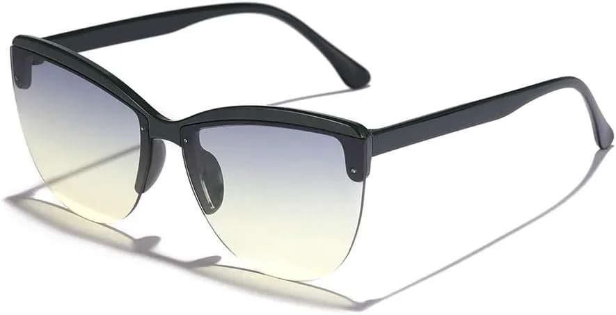 Винтажные солнцезащитные очки в полуободковой оправе «кошачий глаз» для женщин и мужчин, панк-очки, роскошные очки в стиле хип-хоп LVTFCO, Green Green Yellow
Винтажные солнцезащитные очки в полуободковой оправе «кошачий глаз» для женщин и мужчин, панк-очки, роскошные очки в стиле хип-хоп LVTFCO, Green Green Yellow