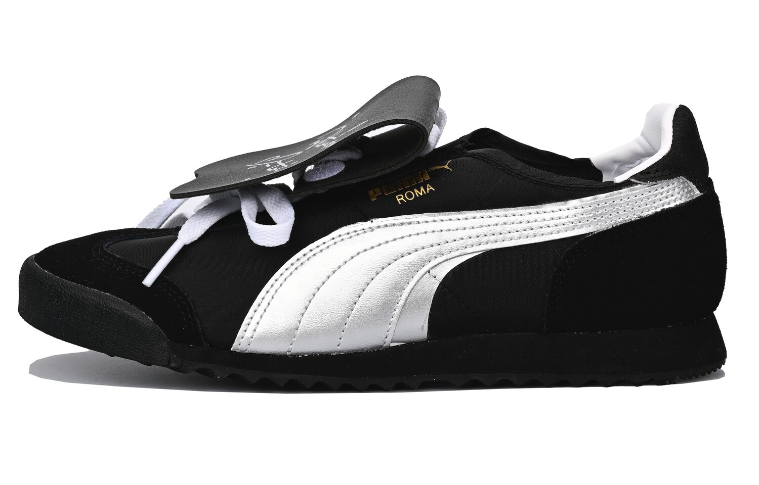 Кроссовки Puma Roma Lifestyle Shoes Unisex Low-top Black/silver, черный
Кроссовки Puma Roma Lifestyle Shoes Unisex Low-top Black/silver, черный