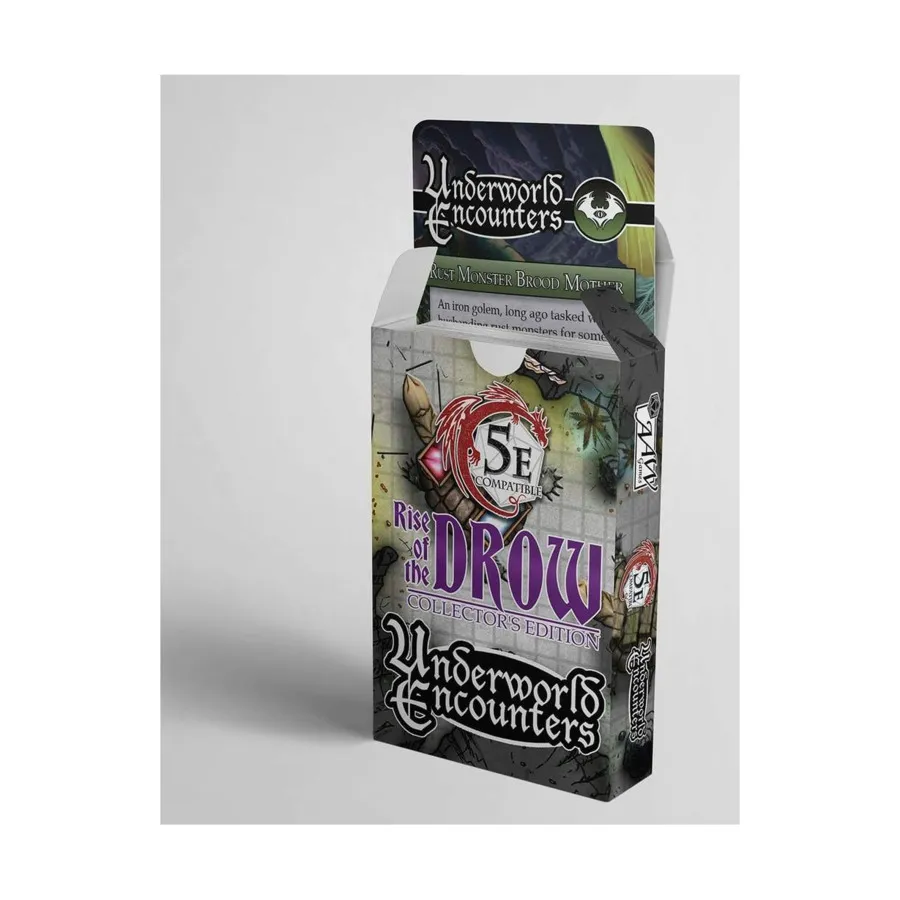 Восстание дроу — колода «Встречи в подземном мире», D&D (5E) (AAW Games)
Восстание дроу — колода «Встречи в подземном мире», D&D (5E) (AAW Games)