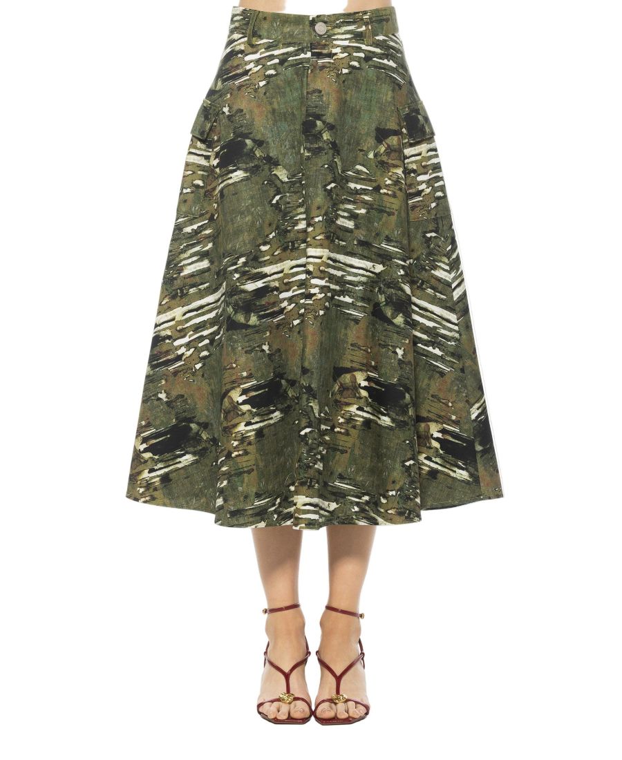 Женская юбка-миди Avery Cargo с петлями для ремня Alexia Admor, Green abstrast
Женская юбка-миди Avery Cargo с петлями для ремня Alexia Admor, Green abstrast