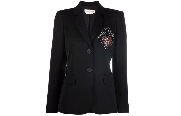 Alexander McQueen Женский деловой костюм черный, Black
Alexander McQueen Женский деловой костюм черный, Black