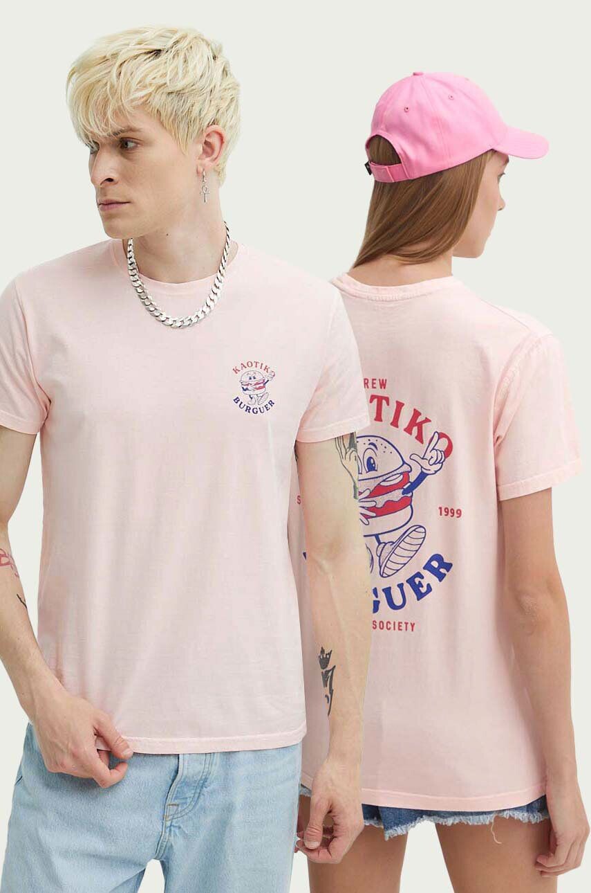 Хлопковая футболка Kaotiko, розовый
Хлопковая футболка Kaotiko, розовый