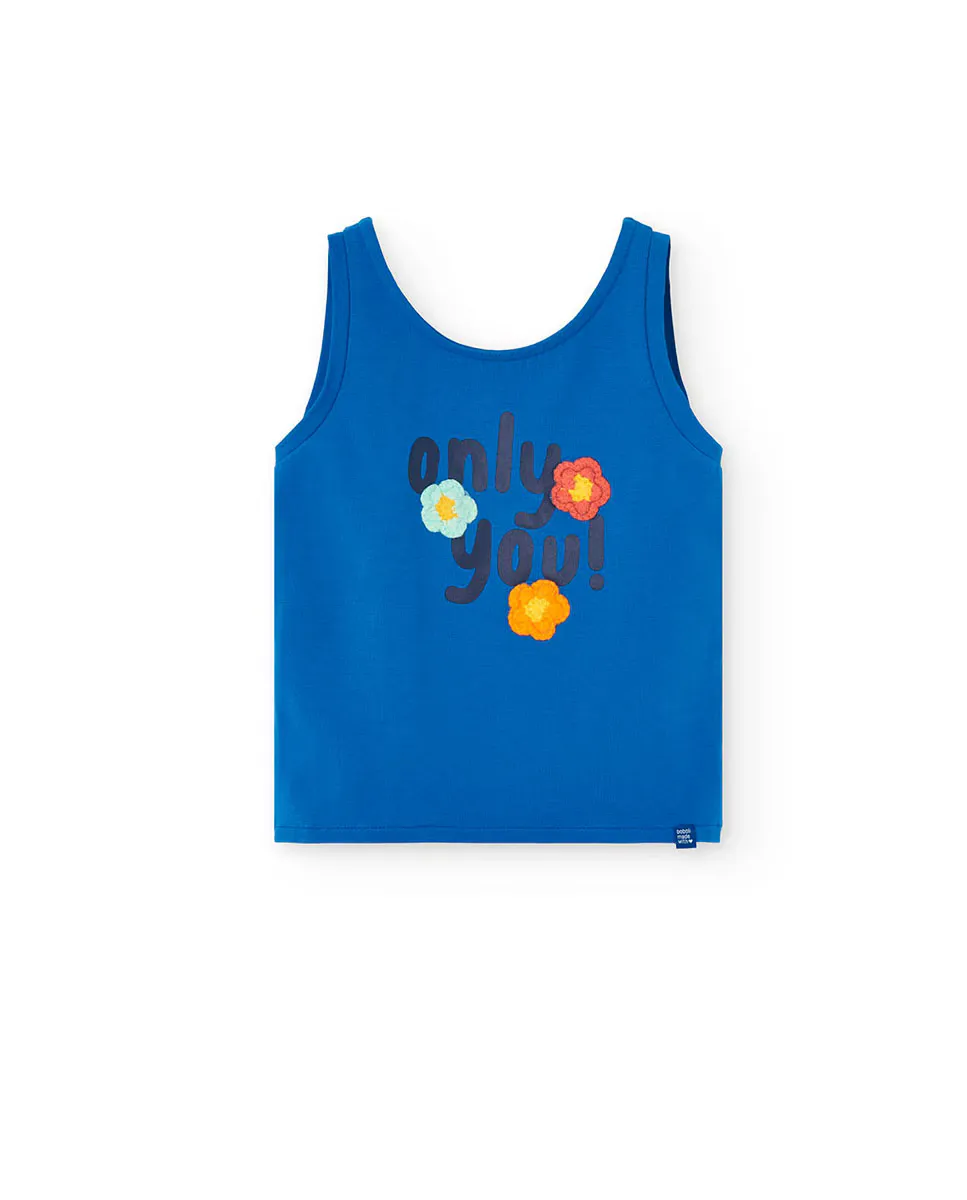 Футболка для девочки с принтом спереди и глубоким вырезом сзади Boboli, синий
Футболка для девочки с принтом спереди и глубоким вырезом сзади Boboli, синий