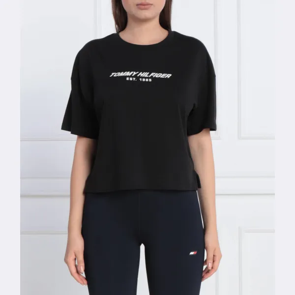 Укороченная футболка Tommy Hilfiger, черный
Укороченная футболка Tommy Hilfiger, черный