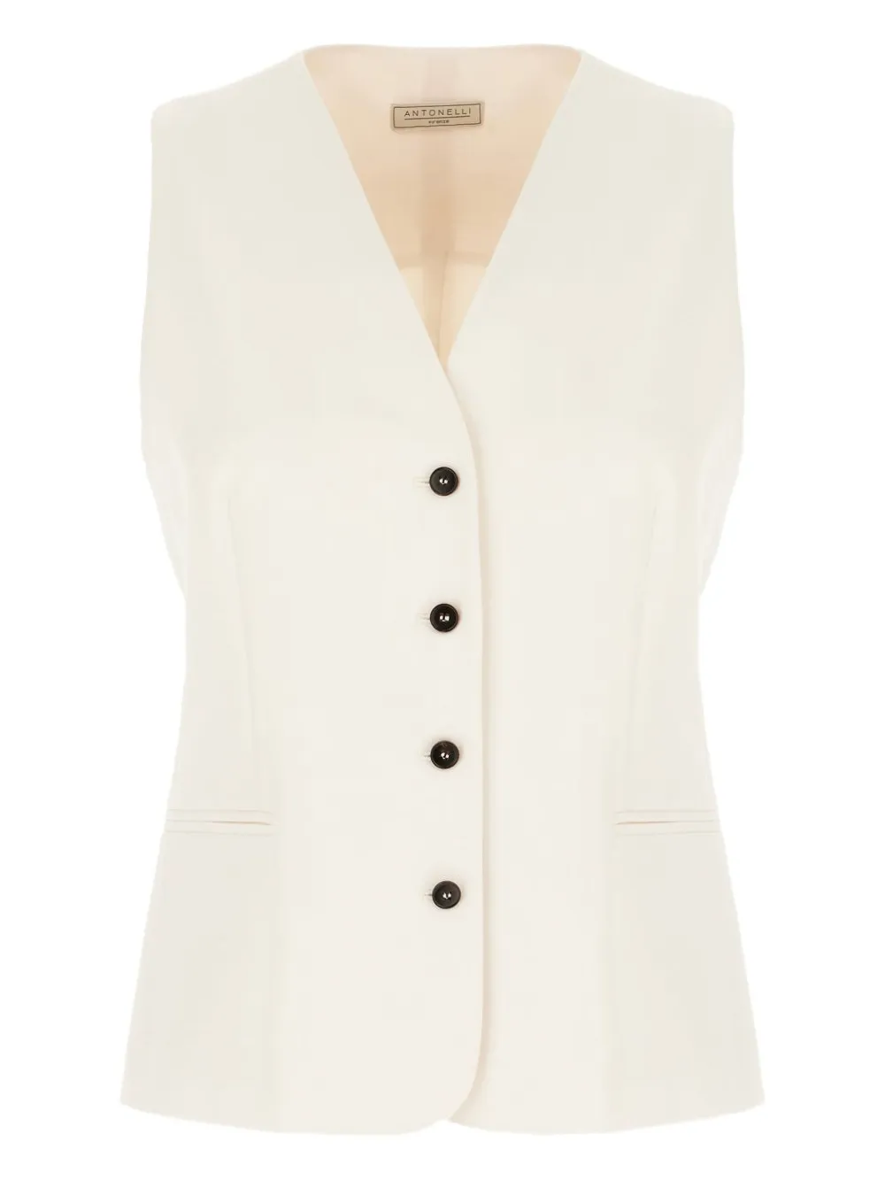 Жилет на пуговицах Antonelli, нейтральный
Жилет на пуговицах Antonelli, нейтральный
