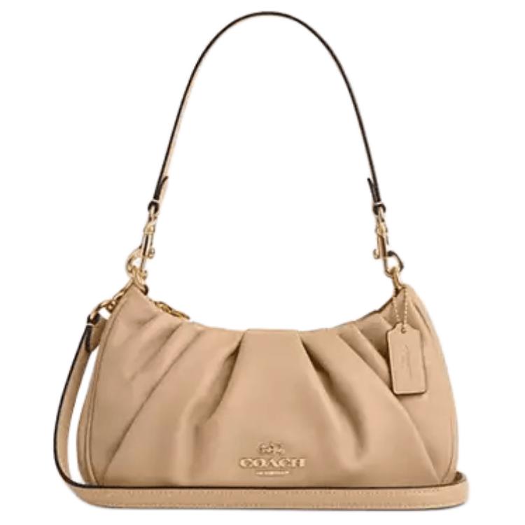 COACH Терри гладкая кожаная сумка через плечо
COACH Терри гладкая кожаная сумка через плечо