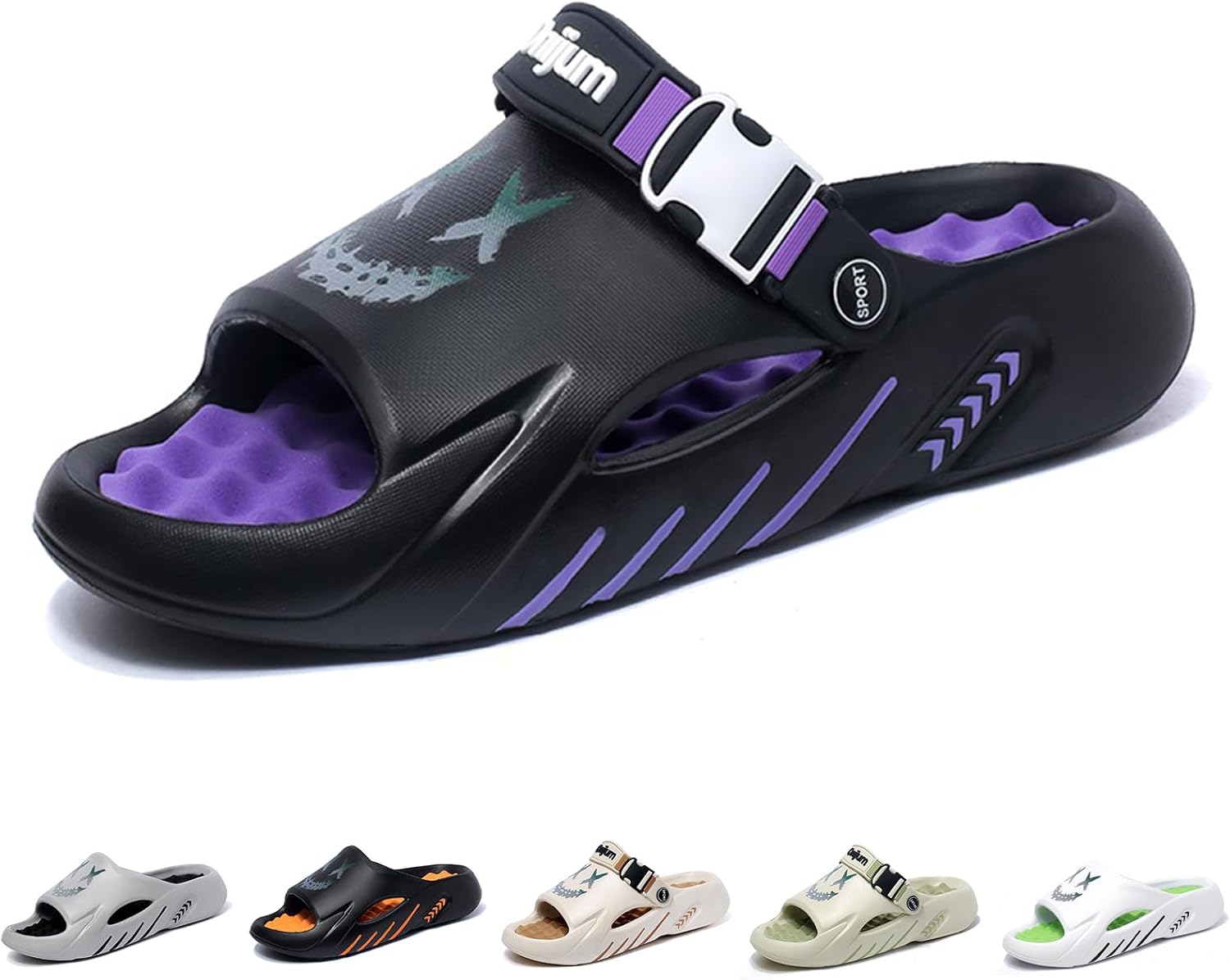 Мужские шлепанцы Gezolligheid Fashion, женские мягкие легкие домашние шлепанцы для душа, нескользящие пляжные шлепанцы, удобные тапочки, сандалии из ЭВА, черный
Мужские шлепанцы Gezolligheid Fashion, женские мягкие легкие домашние шлепанцы для душа, нескользящие пляжные шлепанцы, удобные тапочки, сандалии из ЭВА, черный