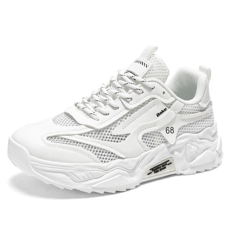 BAKE Износостойкие дышащие низкие массивные кроссовки унисекс белые, цвет White
BAKE Износостойкие дышащие низкие массивные кроссовки унисекс белые, цвет White