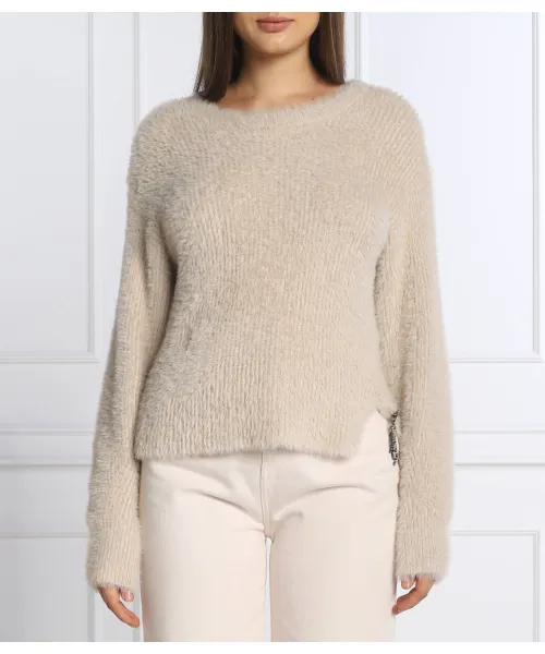 Пунш-Свитер Regular fit Pinko, бежевый 
Пунш-Свитер Regular fit Pinko, бежевый