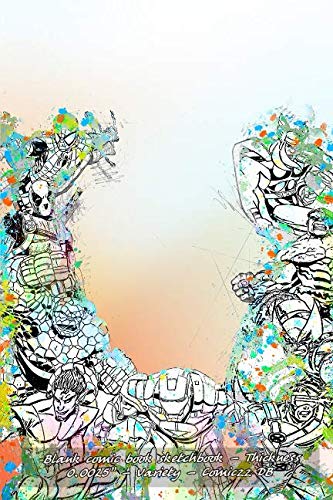 Blank comic book sketchbook - Thickness 0.0025” - Variety - Comiczz DB (Independently published)
Blank comic book sketchbook - Thickness 0.0025” - Variety - Comiczz DB (Independently published)