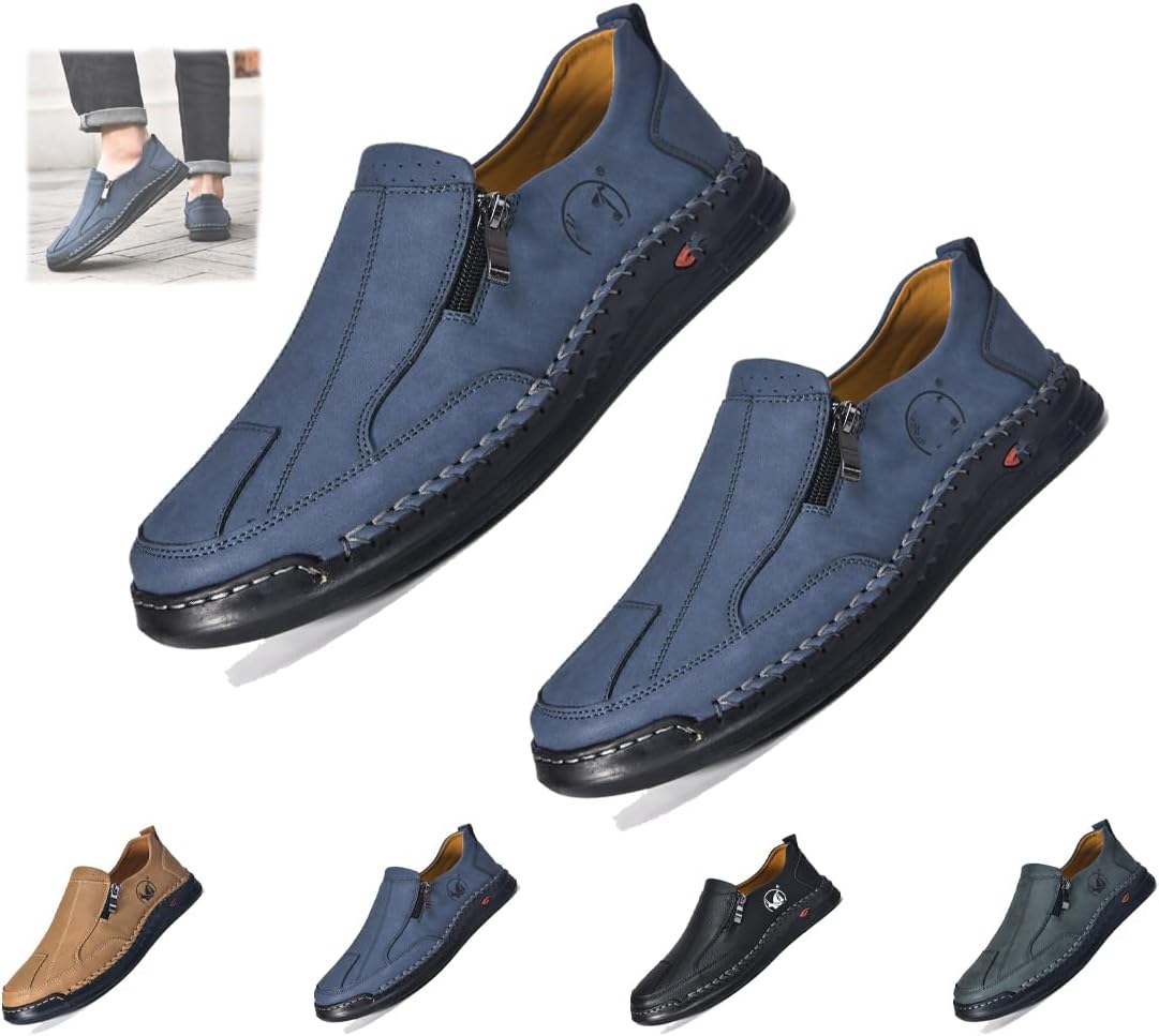 Мужские кожаные повседневные слипоны лоферы бизнес-мокасины легкие освежающие классические туфли для прогулок, вождения и путешествий на улице Generic, синий
Мужские кожаные повседневные слипоны лоферы бизнес-мокасины легкие освежающие классические туфли для прогулок, вождения и путешествий на улице Generic, синий