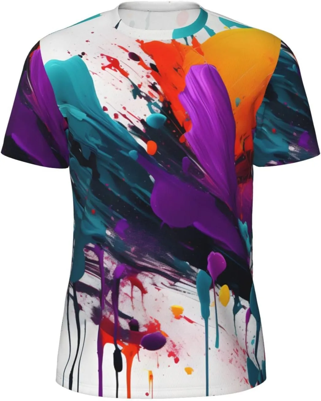 Футболка мужская с принтом краски, дышащая, для лета MyPiky
Футболка мужская с принтом краски, дышащая, для лета MyPiky