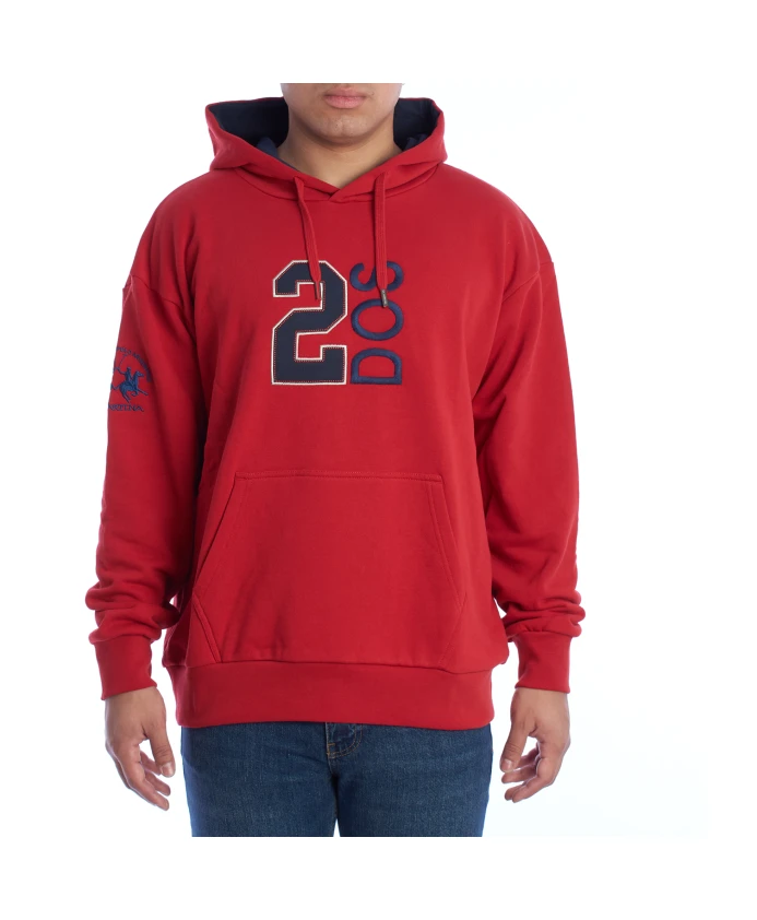 Толстовка на молнии с культовым дизайном La Martina, красный
Толстовка на молнии с культовым дизайном La Martina, красный