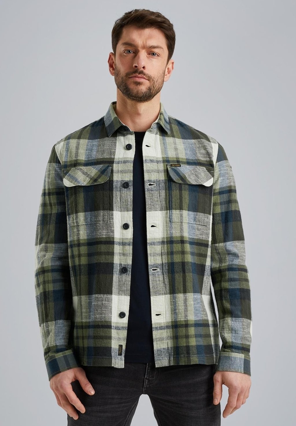 Рубашка SHIRT JACKET PME Legend, зеленый 
Рубашка SHIRT JACKET PME Legend, зеленый