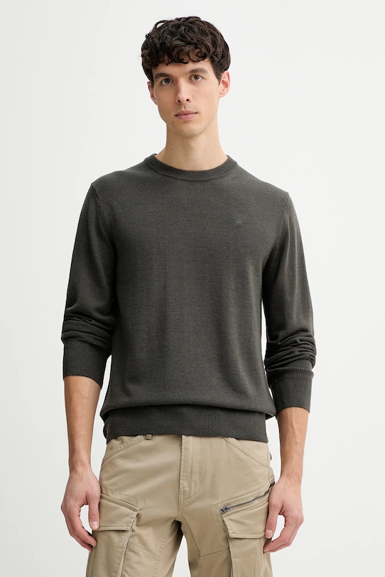 Шерстяной свитер G-Star, зеленый
Шерстяной свитер G-Star, зеленый