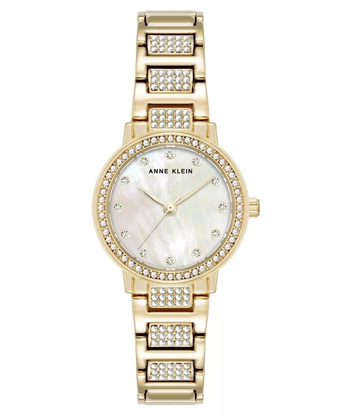 Женские часы-браслет из металлического сплава с кварцевыми кристаллами, золотистого цвета, 26 мм Anne Klein, золото
Женские часы-браслет из металлического сплава с кварцевыми кристаллами, золотистого цвета, 26 мм Anne Klein, золото