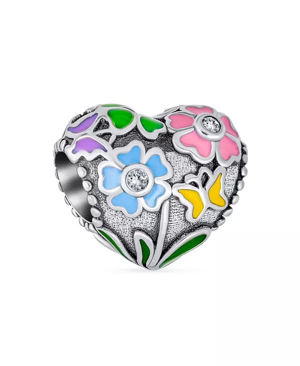 Браслет из стерлингового серебра с подвеской в виде цветочного сердца «Любовь растет» в стиле Валентина Bling Jewelry, multi-color
Браслет из стерлингового серебра с подвеской в виде цветочного сердца «Любовь растет» в стиле Валентина Bling Jewelry, multi-color