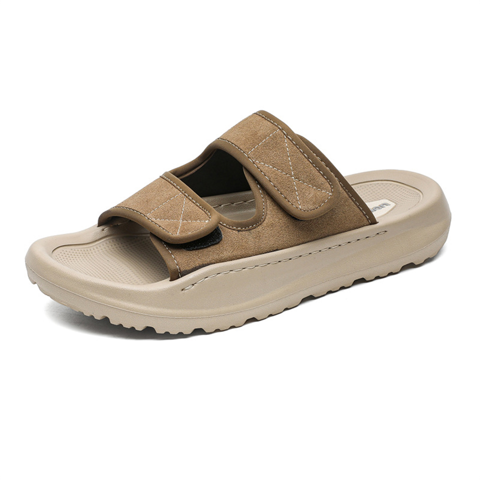 Lanza Скользостойкие износостойкие шлепанцы мужские - коричневые, цвет Brown
Lanza Скользостойкие износостойкие шлепанцы мужские - коричневые, цвет Brown