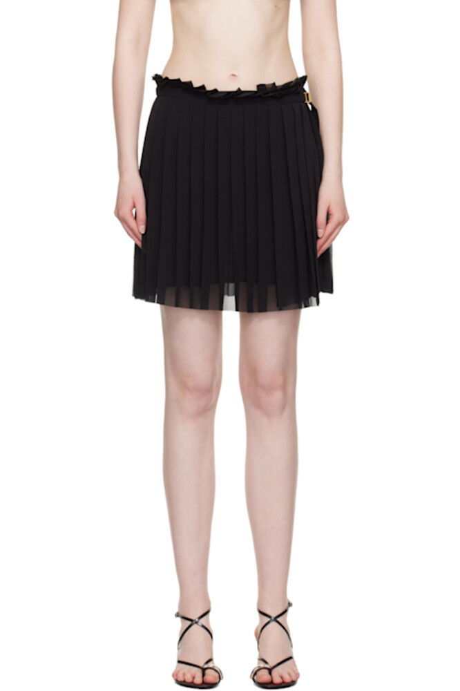 Черная плиссированная мини-юбка AMI Paris
Черная плиссированная мини-юбка AMI Paris