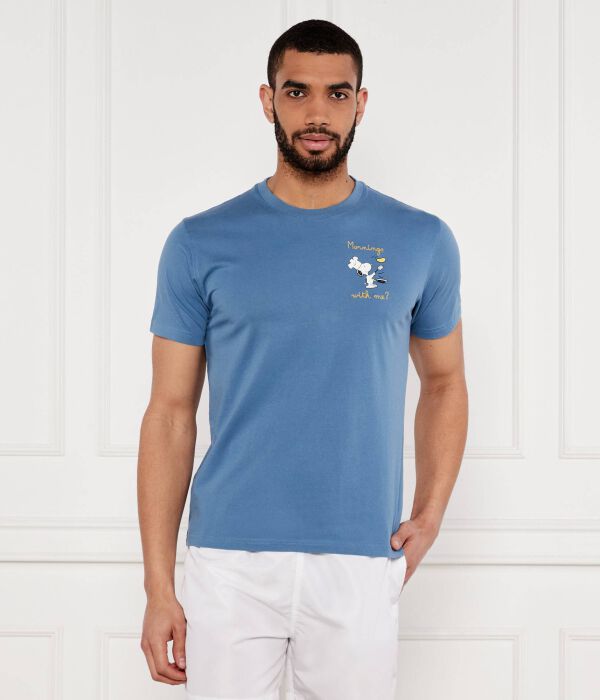 Футболка с надписью «Снупи по утрам» Classic fit St.Barth, синий
Футболка с надписью «Снупи по утрам» Classic fit St.Barth, синий