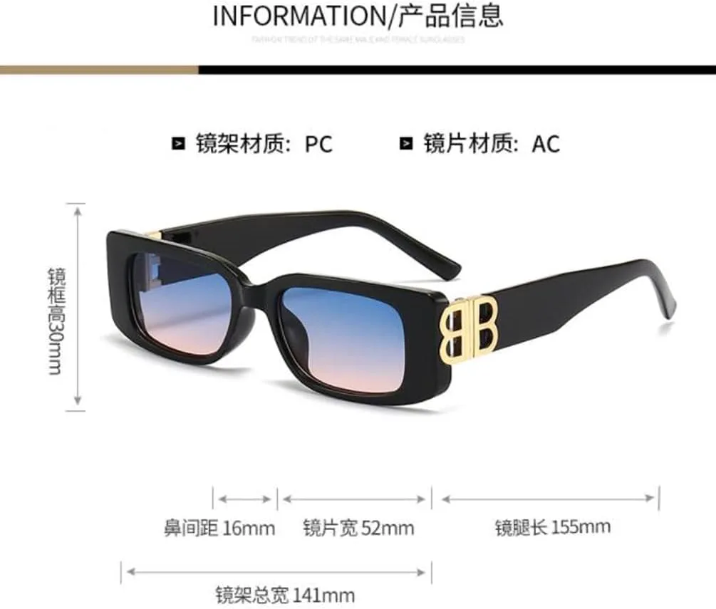 Солнцезащитные очки с буквами, маленькие квадратные очки, солнцезащитные очки с индивидуальным дизайном для женщин и мужчин Generic, Black Frame Blue Pink Flakes
Солнцезащитные очки с буквами, маленькие квадратные очки, солнцезащитные очки с индивидуальным дизайном для женщин и мужчин Generic, Black Frame Blue Pink Flakes