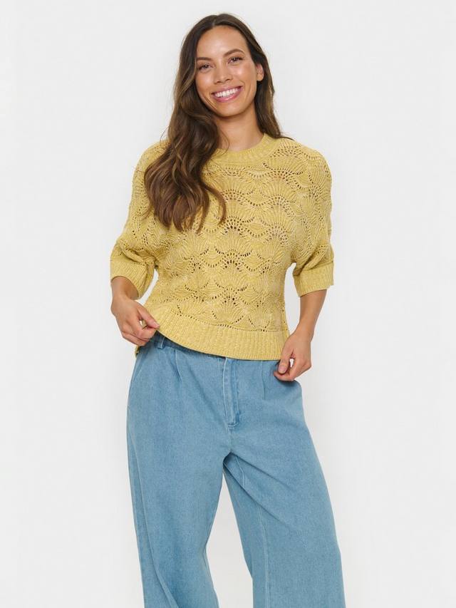 Вязаный джемпер с рисунком жюстин Saint Tropez, цвет Pampas
Вязаный джемпер с рисунком жюстин Saint Tropez, цвет Pampas