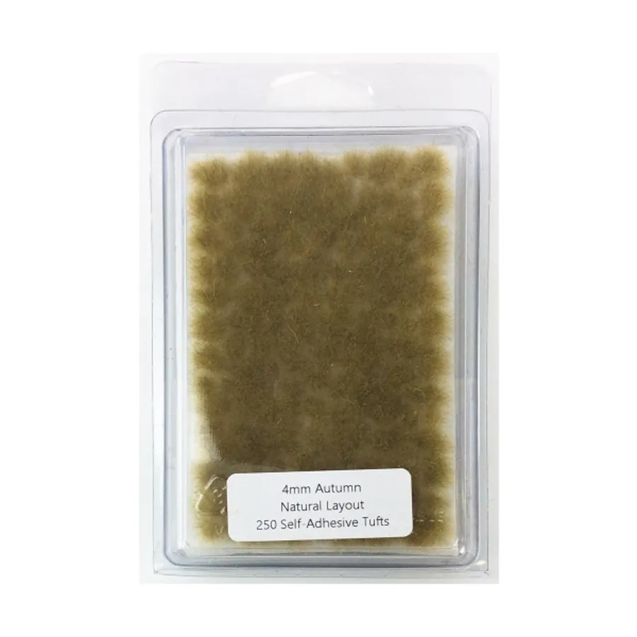 Осень – Естественный макет (6 мм), Standard Self-Adhesive Tufts (6mm)
Осень – Естественный макет (6 мм), Standard Self-Adhesive Tufts (6mm)