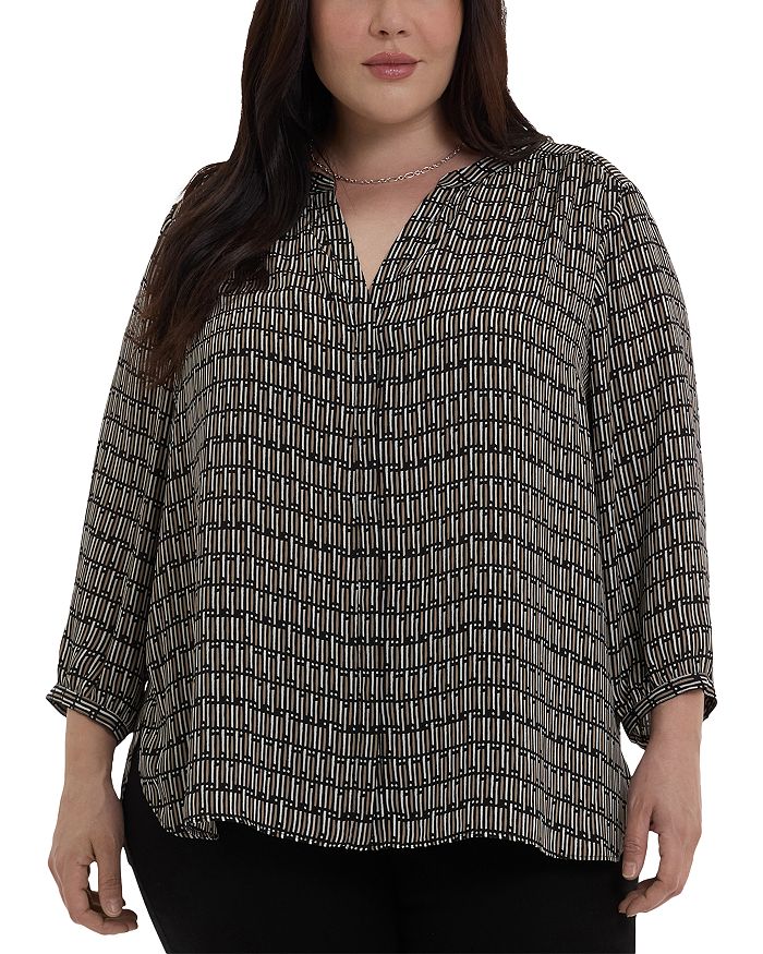 Блузка с защипами NYDJ Plus, серый
Блузка с защипами NYDJ Plus, серый