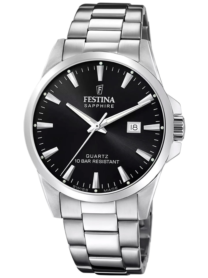 Festina Мужские часы, сталь/черный цвет, сапфировое стекло
Festina Мужские часы, сталь/черный цвет, сапфировое стекло
