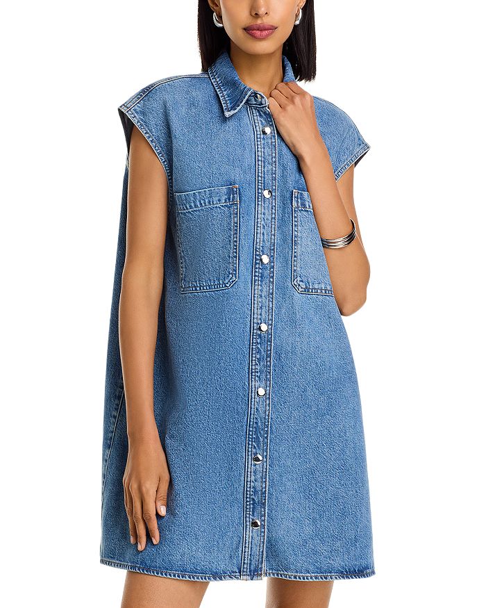 Безрукавное платье-рубашка FRAME, синий
Безрукавное платье-рубашка FRAME, синий