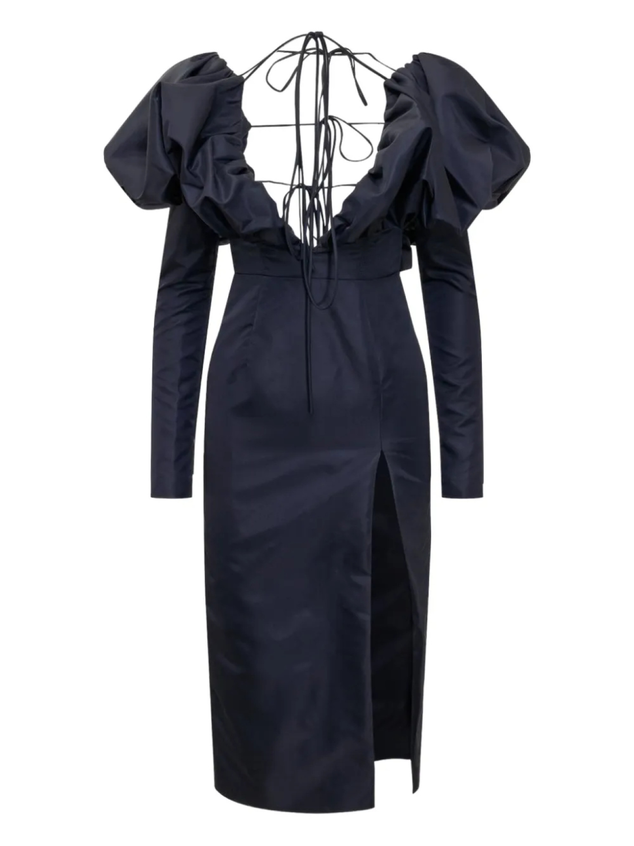 Платье-миди с пышной юбкой LaQuan Smith, синий
Платье-миди с пышной юбкой LaQuan Smith, синий