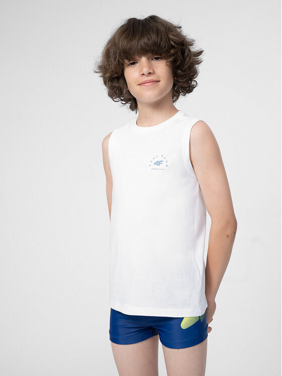 Майка стандартной посадки 4F, белый 
Майка стандартной посадки 4F, белый