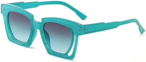 Солнцезащитные очки Square Hollow Personality 2027 для женщин, большие мужские солнцезащитные очки для вечеринок, защита от УФ-излучения UV400 MTZJH, Green Grey
Солнцезащитные очки Square Hollow Personality 2027 для женщин, большие мужские солнцезащитные очки для вечеринок, защита от УФ-излучения UV400 MTZJH, Green Grey