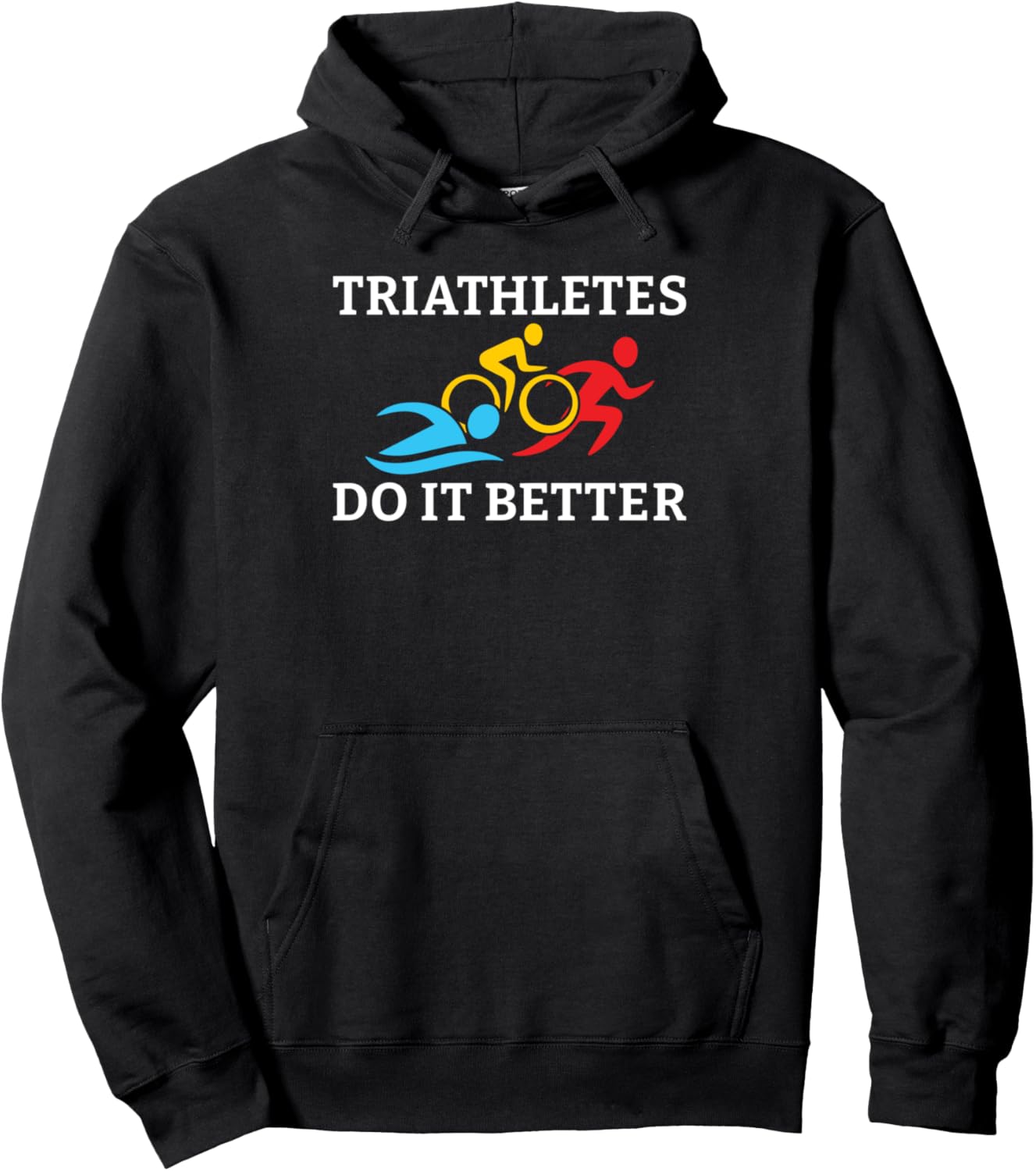 Триатлонисты делают это лучше. Забавная толстовка для триатлона Triathlete Gifts, черный
Триатлонисты делают это лучше. Забавная толстовка для триатлона Triathlete Gifts, черный
